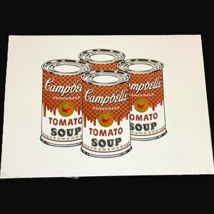 Death NYC - GUCCI  Soup Cans Warhol Fashion Pop Art - Original Signed A/P
